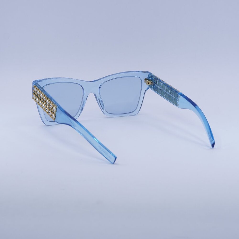 🕶️ New Givenchy GV40076I 84V Sunglasses - Blue Frame, Blue Lenses - Picture 4 of 9